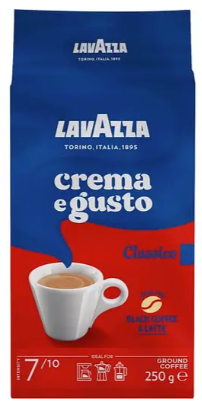 Кава мелена Lavazza Crema e Gusto 250 г